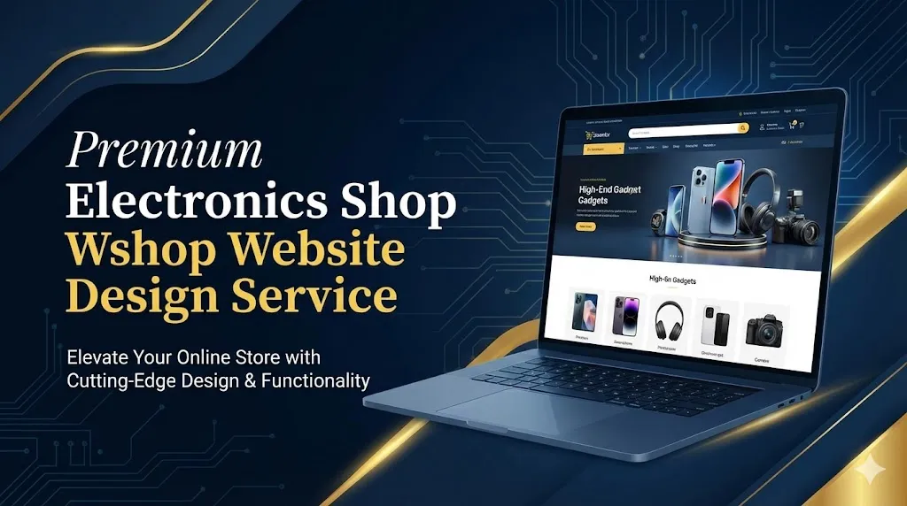Premium Electronics Shop Website Design Service